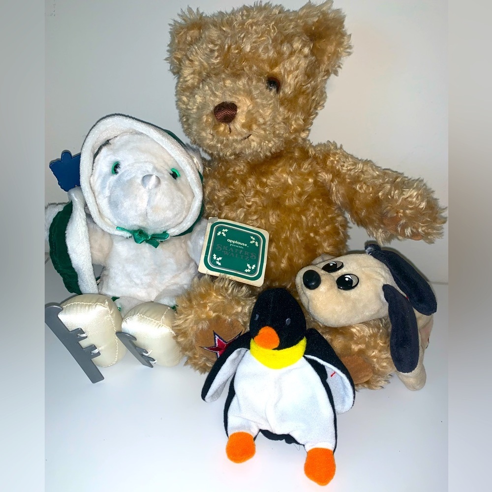 ☀️Vintage Plush Lot- TY Beanie Baby, Pound Puppies ~ Item #246
